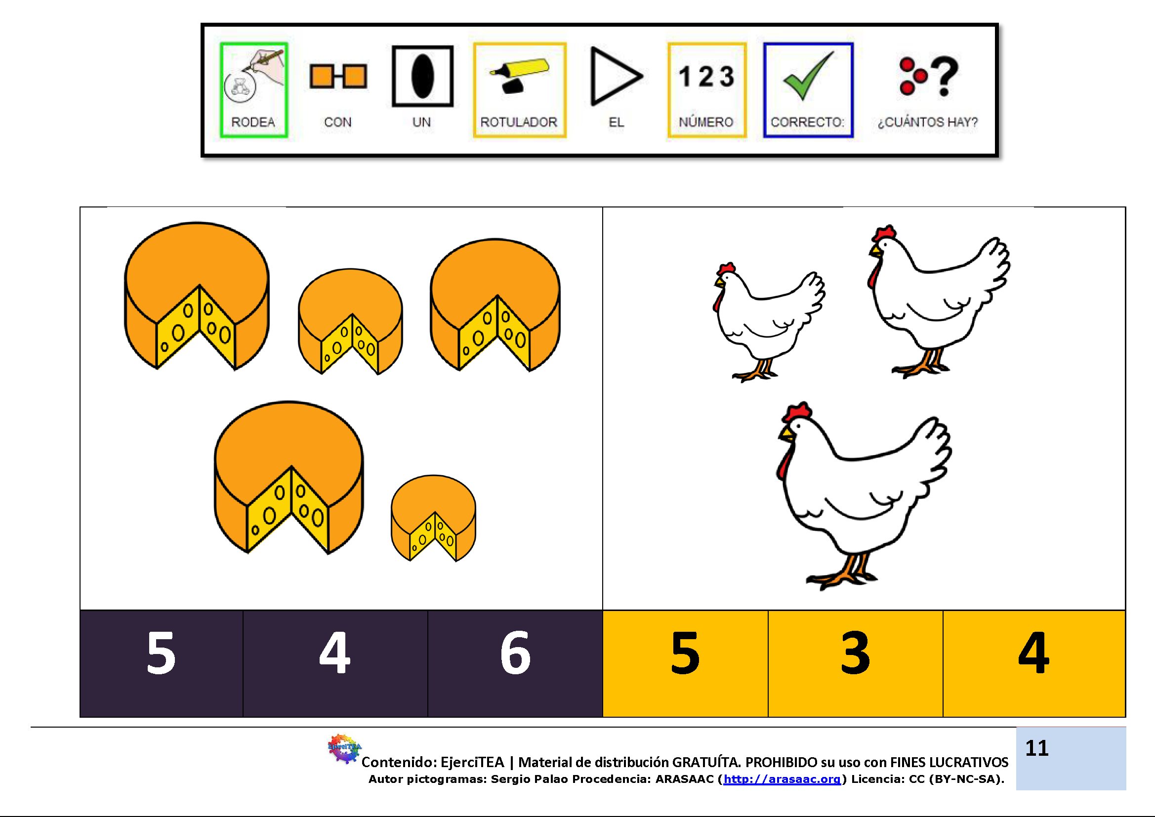 Libro adaptado de Matemáticas Infantil - Primaria